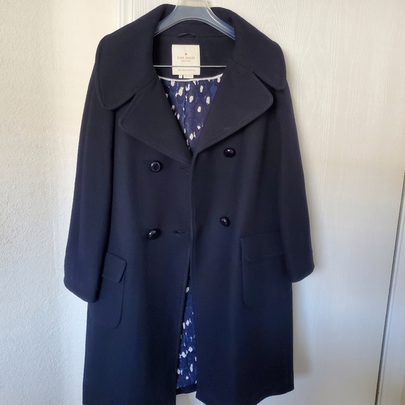 Kate Spade Dark Navy Peacoat - Jacket